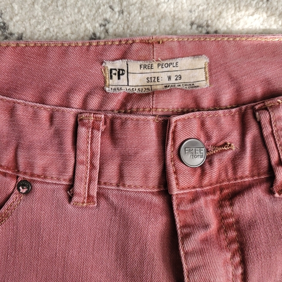 Free People High Rise Skinny Jeans Size 29 - Picture 3 of 4